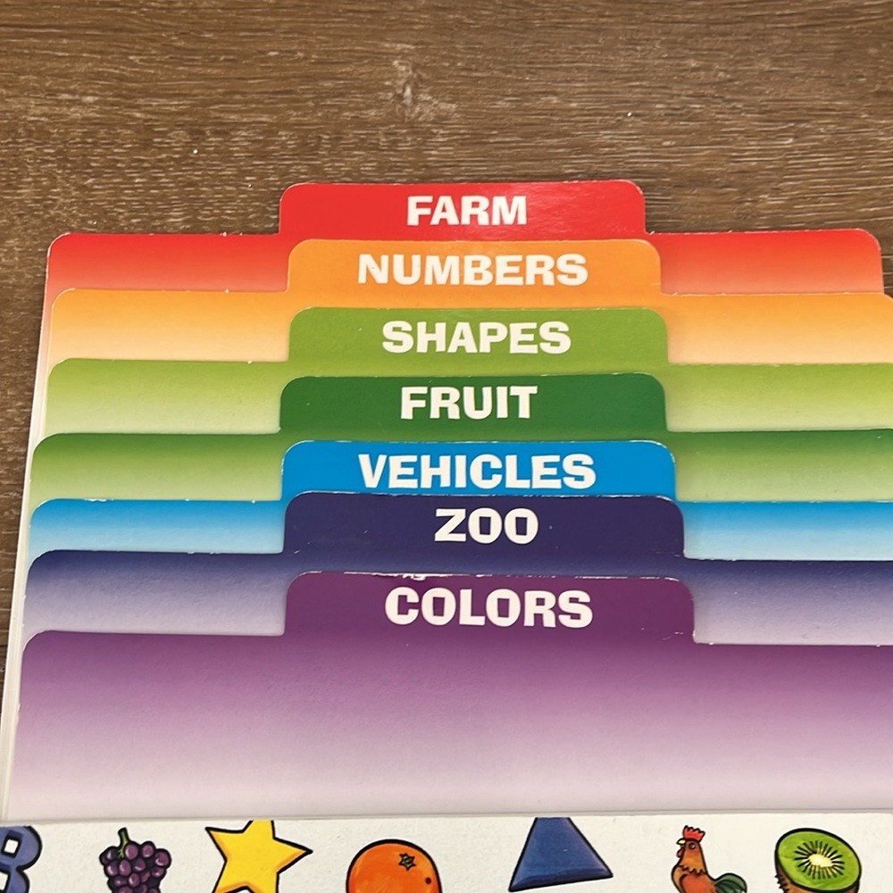 Melissa & Doug Memory Game Flip To Win Colors Numbers Shapes Zoo Fruit COMPLETE - Picture 3 of 7